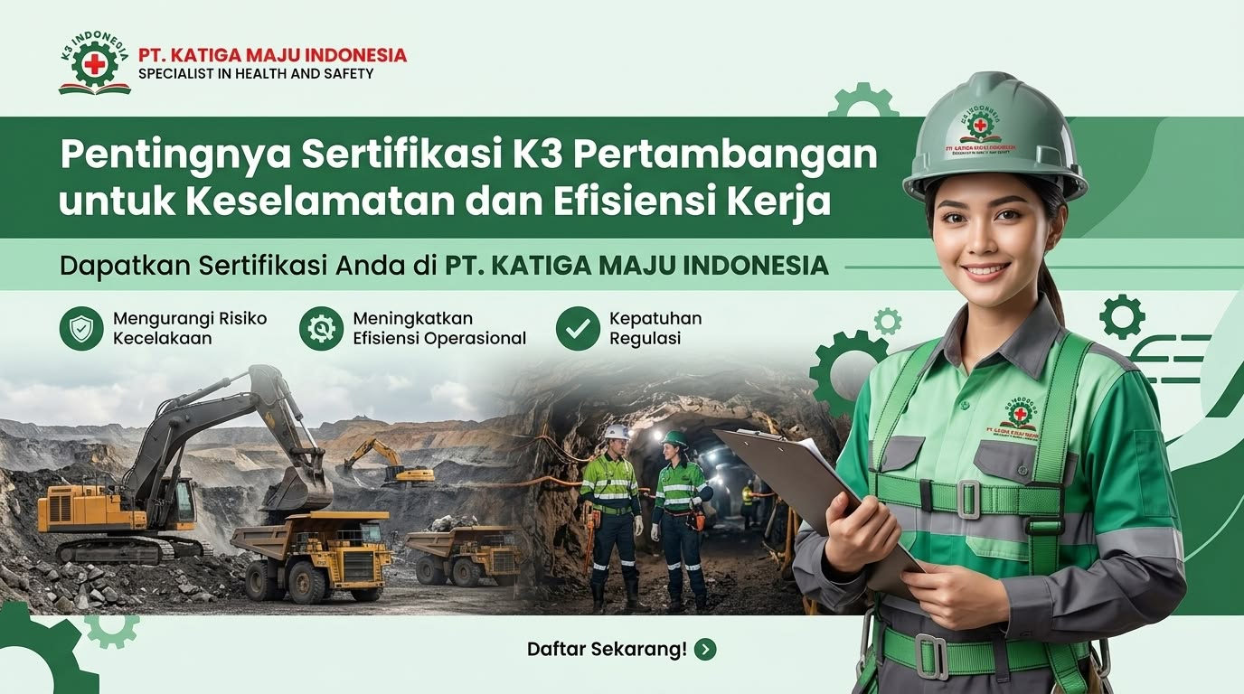 banner pelatihan k3 pertambangan