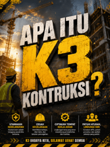 banner artikel apa itu K3 kontruksi