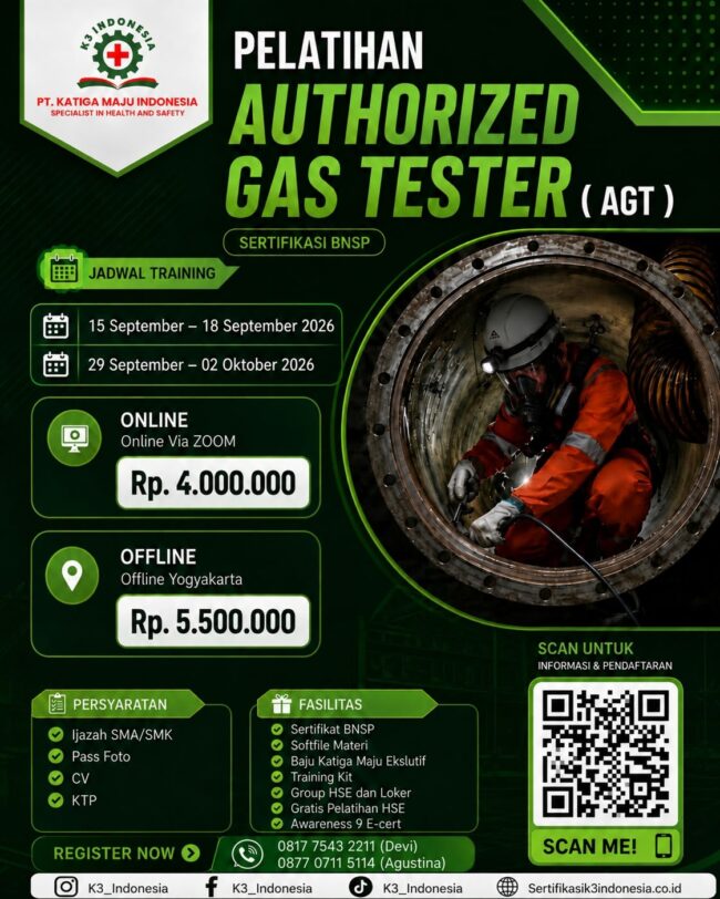 banner pelatihan AGT BNSP