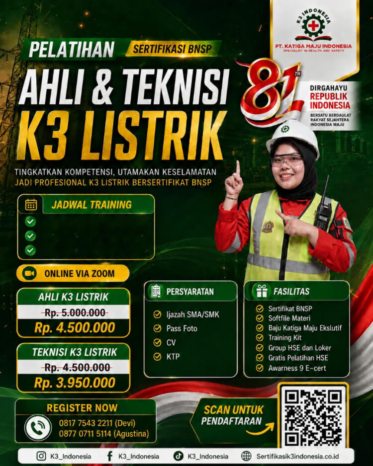 banner teknisi k3 listrik