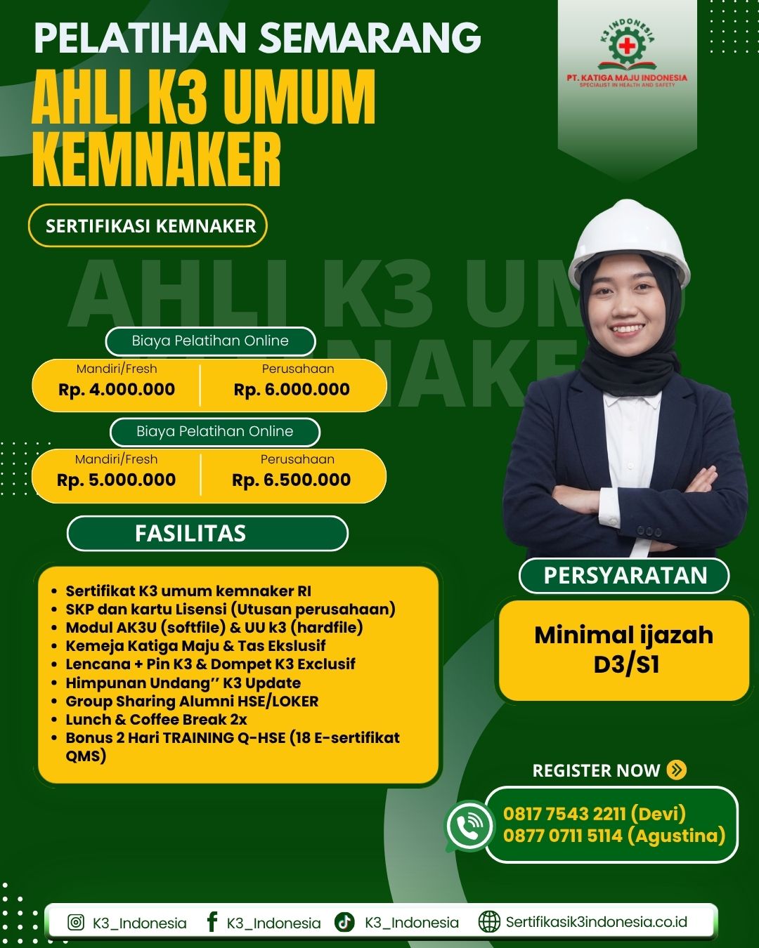 bannr ahli k3 umum semarang