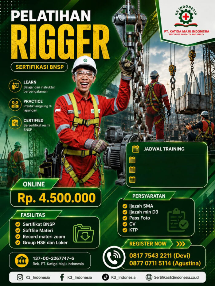 banner pelatihan rigger bnsp online