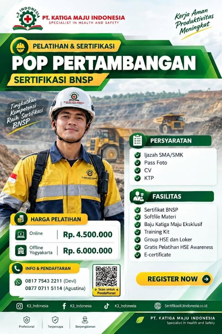 poster pop pertambangan bnsp