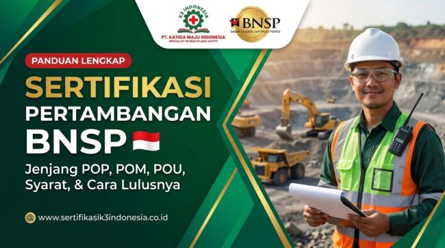 banner pelatihan pop pertambangan