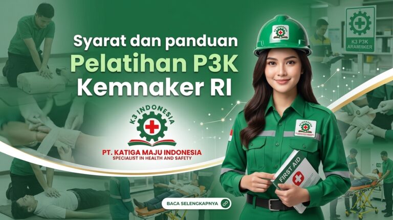 banner panduan lengkap pelatihan k3 p3k kemnaker ri